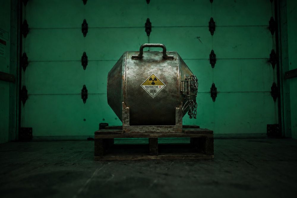 Disused sealed sources staged for processing